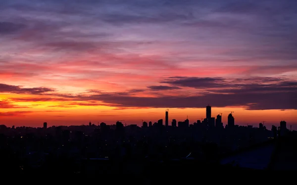 Città di Beirut al tramonto — Foto Stock