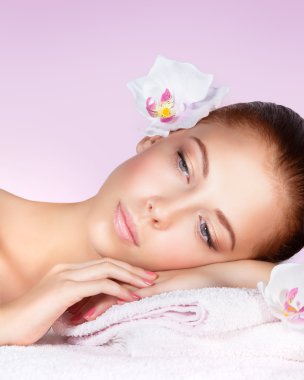 Güzel kadın yüzü