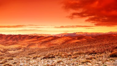 Güzel fütüristik manzara