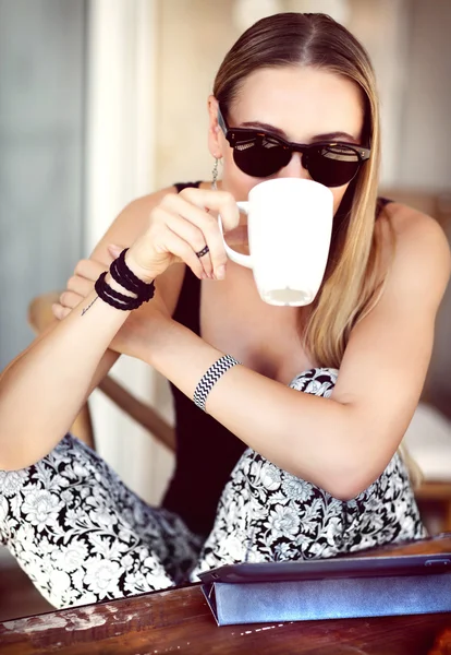 Desayunando con estilo —  Fotos de Stock