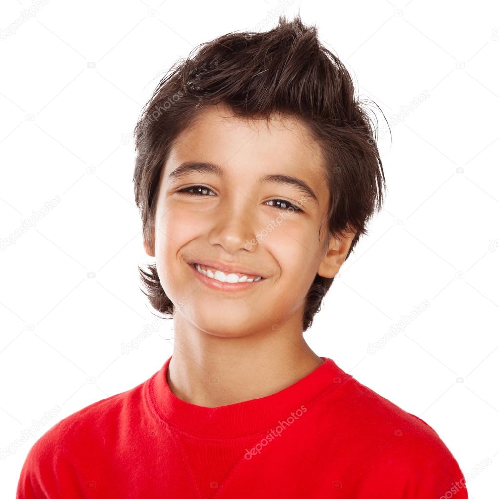 Happy boy portrait — Stock Photo © Anna_Om #113681326