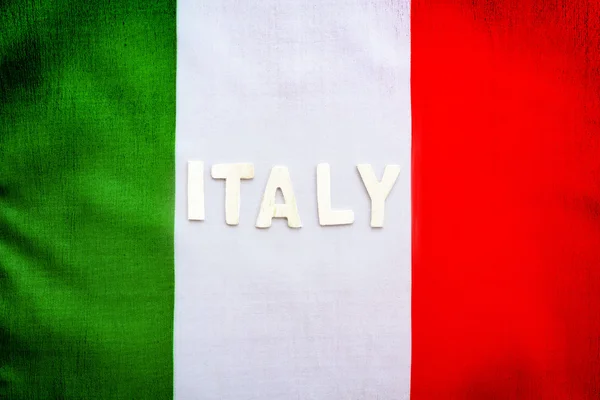 Italian flag background — Stock Photo, Image