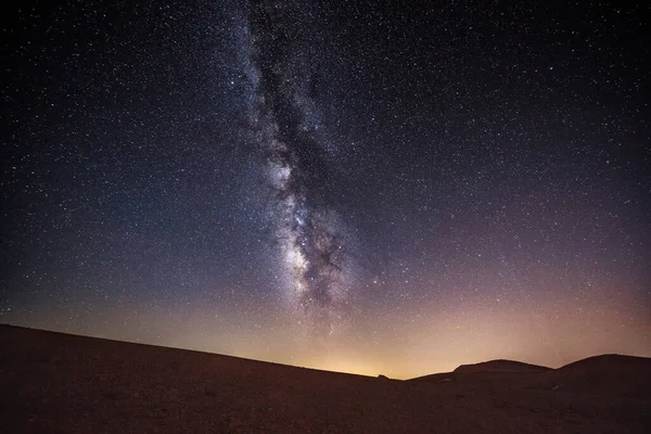 Gyönyörű Tejútrendszer Csillagos Csillag Égbolt Grand View Csodálatos Természeti Jelenségek — Stock Fotó