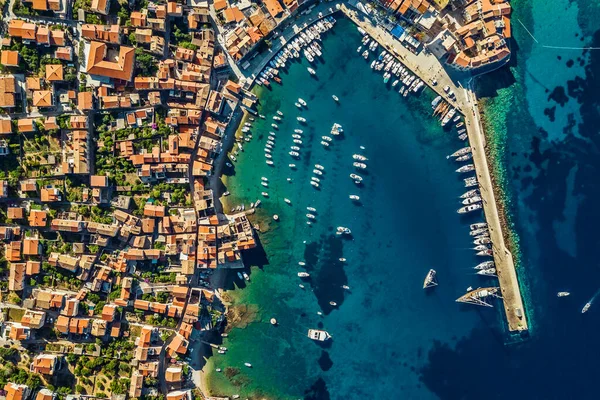 Küstenblick auf Dubrovnik. Kroatien. — Stockfoto