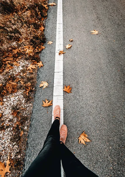 Caminhando para a Nova Temporada — Fotografia de Stock