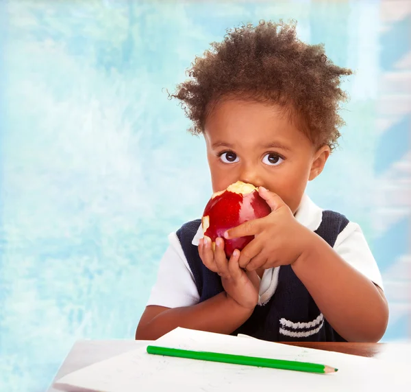 Cute African preschooler — Stock Photo, Image