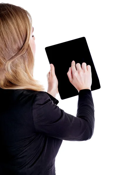 Usando touchpad — Fotografia de Stock