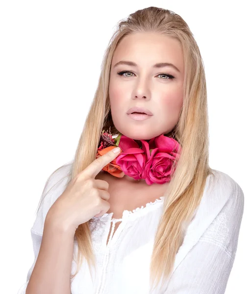 Retrato de mulher elegante — Fotografia de Stock