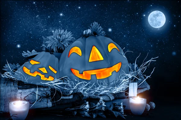 Halloween-natt – stockfoto