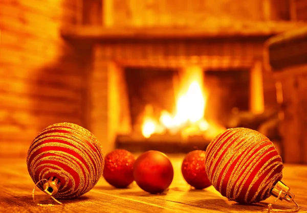 Cozy Christmas eve at home — Stock Photo, Image