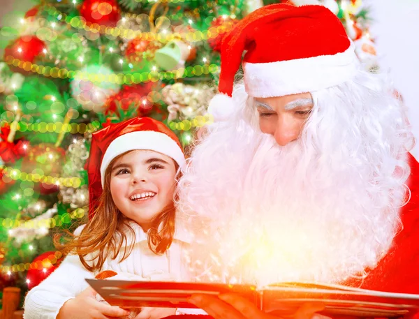 Vigilia di Natale con Babbo Natale — Foto Stock