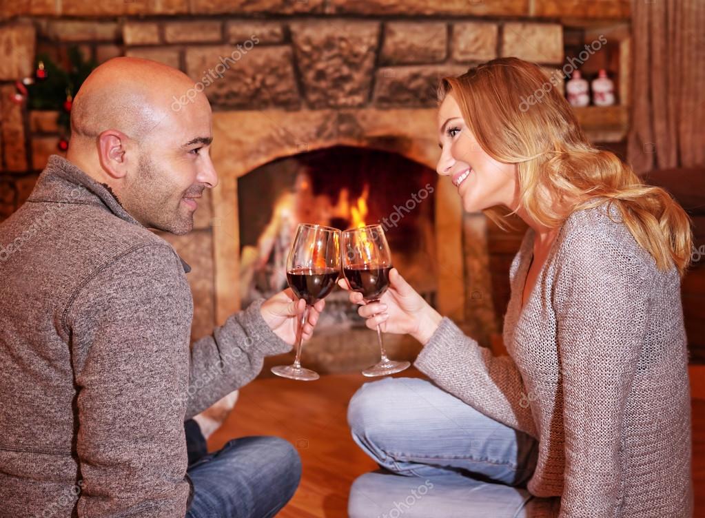 Romantic Christmas holiday — Stock Photo © Anna_Om 60481423