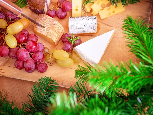 Weihnachtsessen zu Hause — Stockfoto