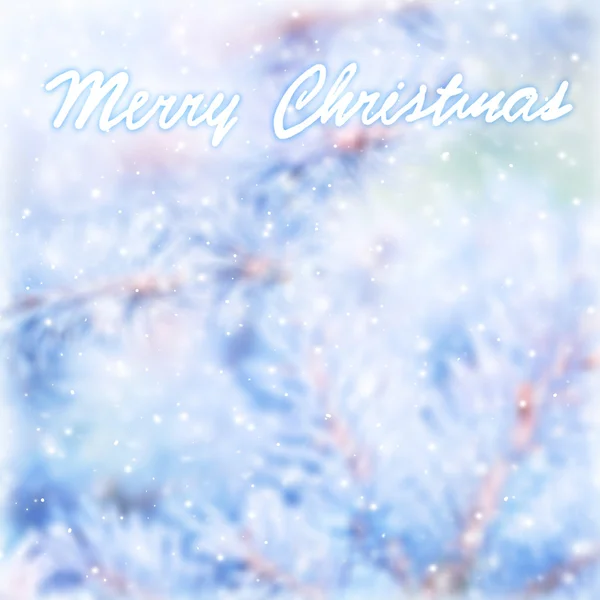 Marry Christmas blur greeting card — Stock Photo, Image