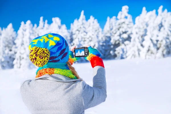 Fotografare la natura invernale — Foto Stock