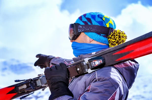 Entraîneur ski — Photo