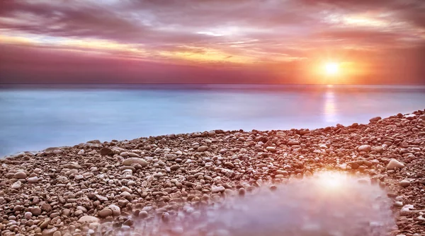 Güzel bir plaj manzara — Stok fotoğraf