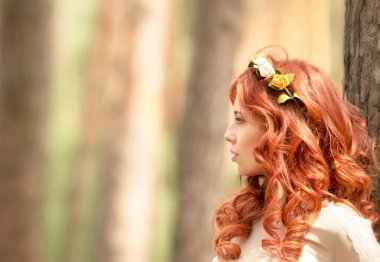 Güzel kadın portresi