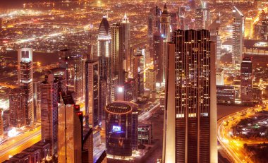 gece Dubai şehir