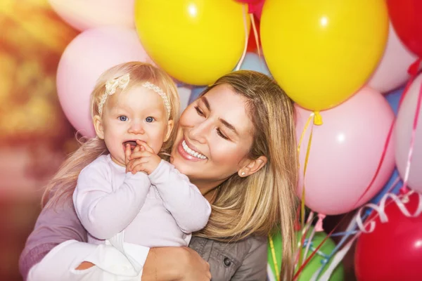 Feliz aniversário da menina — Fotografia de Stock