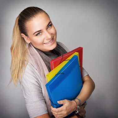 mutlu öğrenci portresi