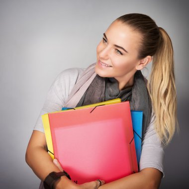 Öğrenci kız portresi