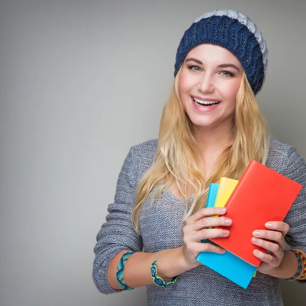 Studente ragazza ritratto — Foto Stock