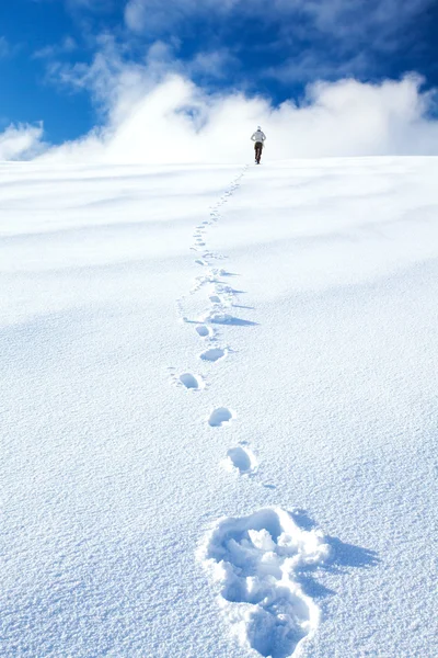 Mulher em férias de inverno — Fotografia de Stock