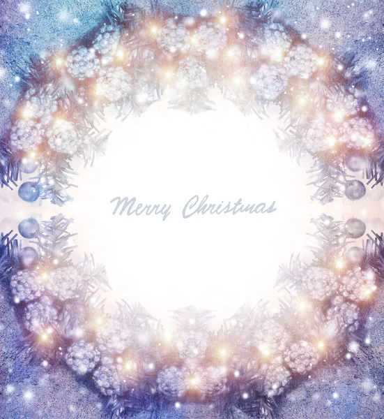 Frohe Weihnachten Grußkarte — Stockfoto