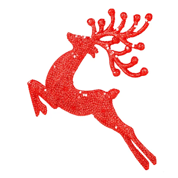 Gyönyörű piros rénszarvas dekoráció — Stock Fotó