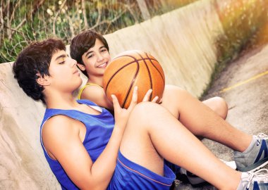 Dinlenme basketbolcular