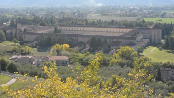 Itália Vista Padula Charterhouse Sul Itália Outubro 2020 — Vídeo de Stock