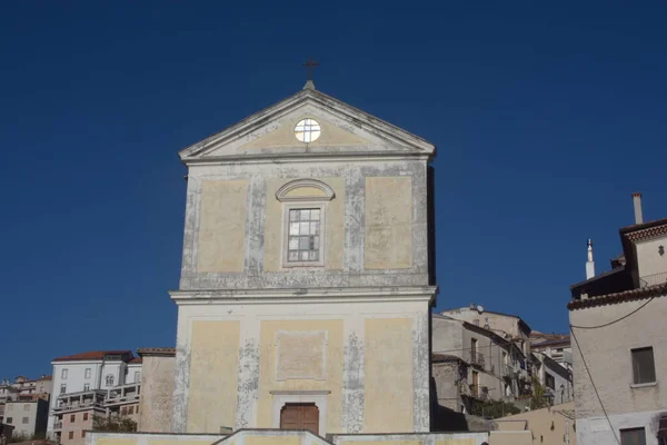Itálie Kostel Anunziaty Padule Jižní Itálie Října 2020 — Stock fotografie