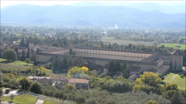 Italien Blick Auf Die Kartause Padula Süditalien Oktober 2020 — Stockvideo