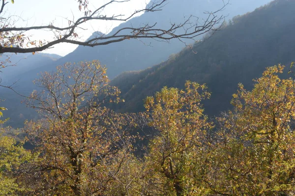 意大利 意大利南部坎帕尼亚秋季山区景观 2020年11月8日 — 图库照片