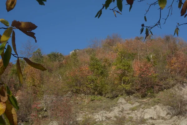 Italia Paisaje Otoño Campania Sur Italia Noviembre 2020 —  Fotos de Stock