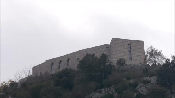 Lapso Tempo Ver Castelo Giffoni Valle Piana Sul Itália Novembro — Vídeo de Stock