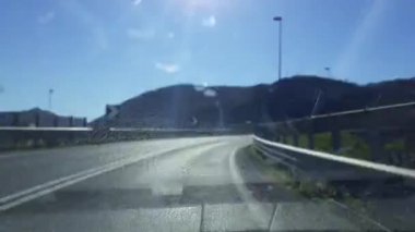 Zaman aşımı: Güney İtalya, Salerno 'da otoyol gezisi, 20 Ocak 2021.