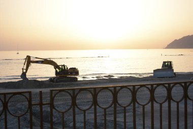 İtalya: Sahil uzantısı Salerno 'da, 5 Şubat 2021.