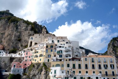 İtalya: Amalfi 'deki kentsel manzara, 4 Mayıs 2021.