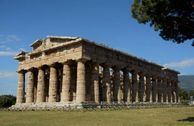 İtalya: Poseidon ya da Neptün Tapınağı, Paestum, 2 Haziran 2021.