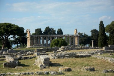 İtalya: Athena Tapınağı, Paestum, 2 Haziran 2021.