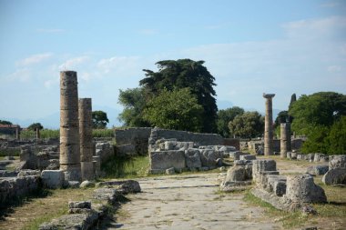 İtalya: Paestum Arkeolojik Alanı ve Harabeleri, 2 Haziran 2021.