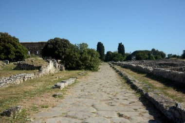 İtalya: Paestum Arkeolojik Alanı ve Harabeleri, 2 Haziran 2021.