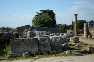 İtalya: Paestum Arkeolojik Alanı ve Harabeleri, 2 Haziran 2021.