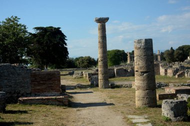 İtalya: Paestum Arkeolojik Alanı ve Harabeleri, 2 Haziran 2021.