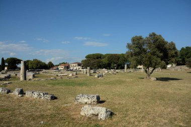 İtalya: Paestum Arkeolojik Alanı ve Harabeleri, 2 Haziran 2021.