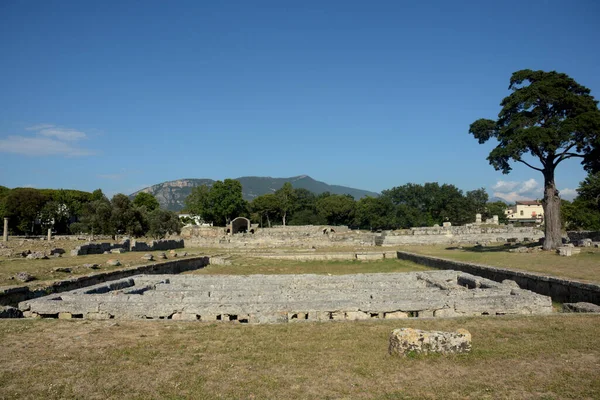Italien Blick Auf Die Archäologische Stätte Und Die Ruinen Von — Stockfoto