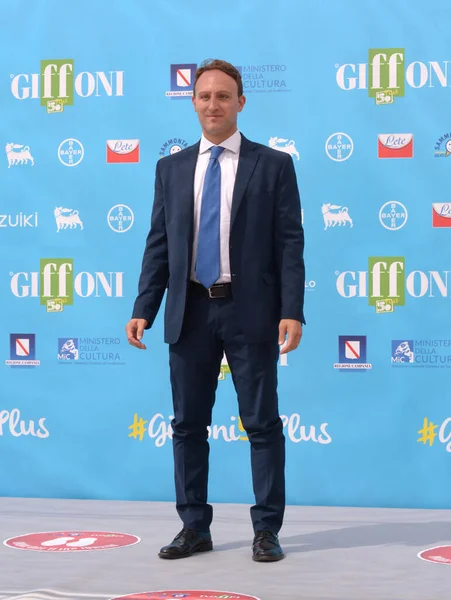 Giffoni Valle Piana Italien Juli 2021 Piero Luca Ledamot Kammaren — Stockfoto