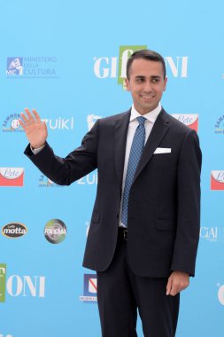 Giffoni Valle Piana, İtalya - 25 Temmuz 2021: Luigi Di Maio Giffoni Film Festivali 50 Plus - 25 Temmuz 2021 tarihinde Giffoni Valle Piana, İtalya.